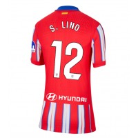 Dres Atletico Madrid Samuel Lino #12 Domáci pre Ženy 2024-25 Krátky Rukáv